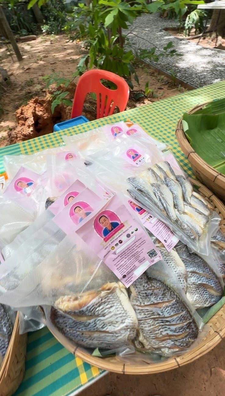 ปลาร้าแดดเดียวแม่ละเอียด